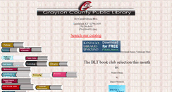 Desktop Screenshot of graysoncountylibrary.org